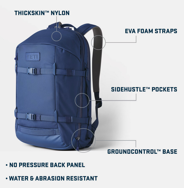 yeti backpack which has large capacity